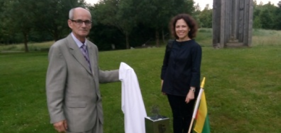 Rokiškio rajoną simbolizuojantis ženklas iškeliavo į Vokietiją (foto)