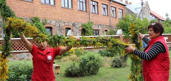 Žolinės vainikas paruoštas (foto)