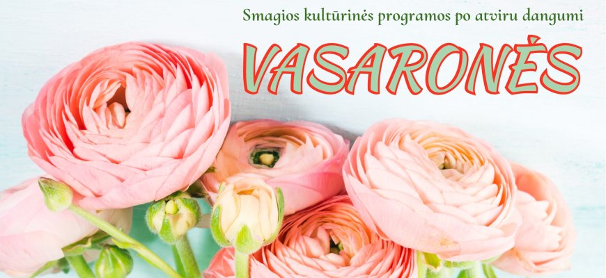 Pirmosios VASARONĖS - jau šį penktadienį