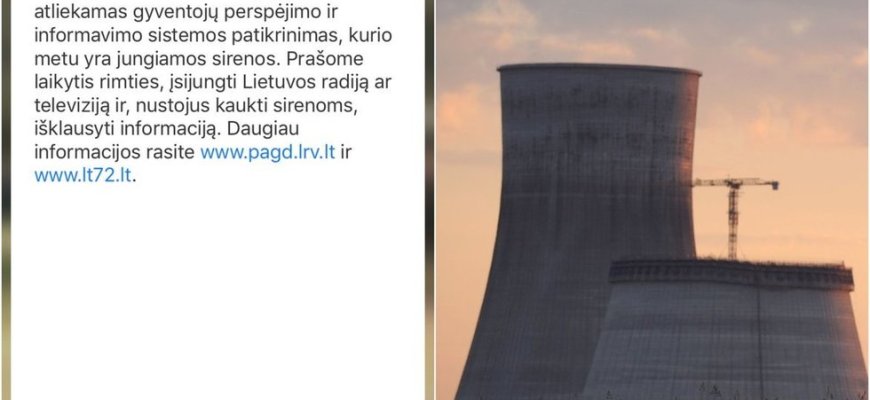 Prasidėjo Astravo pratybos: miestuose kaukia sirenos, gyventojai gauna pranešimus