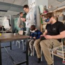 Sekmadienis ore – „Mokslo klube“ įvyko pirmosios dronų „mažylių“ varžybos (foto)