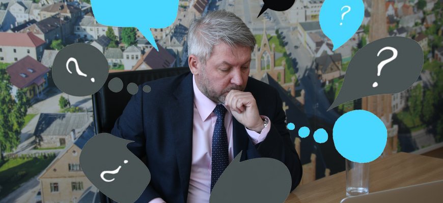 Rajono meras laukia klausimų, tik įdomu ar pasiryš į juos visus atsakyti?..