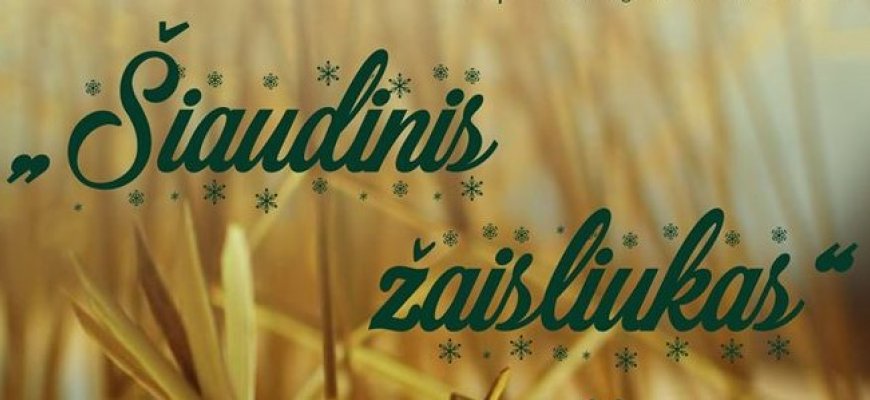 Gruodžio 6 d. edukacija „Šiaudinis žaisliukas“