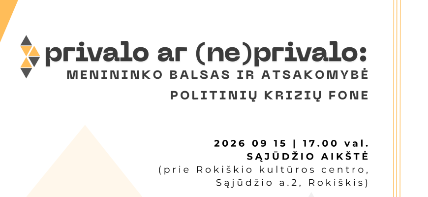 „ArtRo Residency 2026“ kviečia į diskusiją