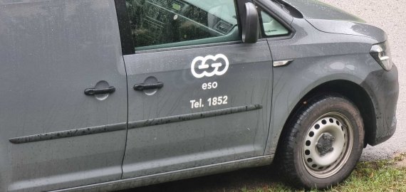 Užsidegė ESO transformatorinės laidų izoliacinė medžiaga 