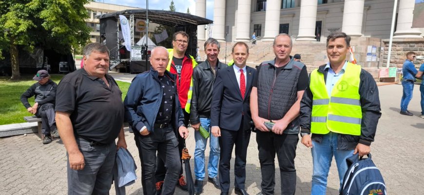 Mitinge Rokiškio rajono ūkininkai pasiekė daugiau, nei derybinė grupė