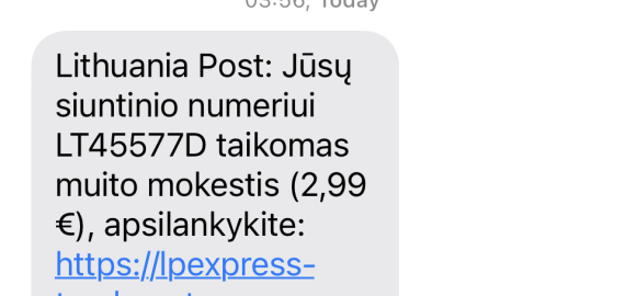 Lietuvos paštas perspėja apie sukčių pinkles: jauku tampa bendrovės vardas
