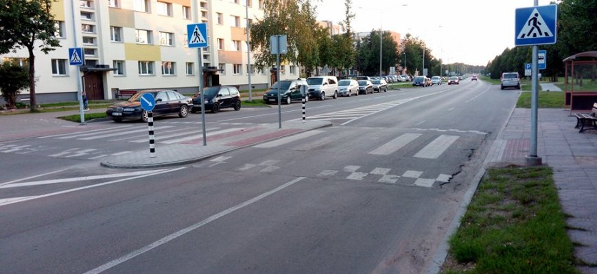 Pėsčiųjų perėjoje partrenktas vaikas - sunkios būklės