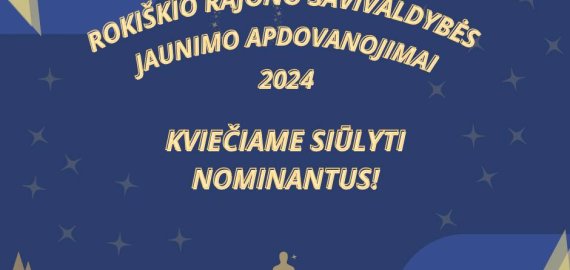Kviečiame siūlyti nominantus Rokiškio rajono savivaldybės apdovanojimams