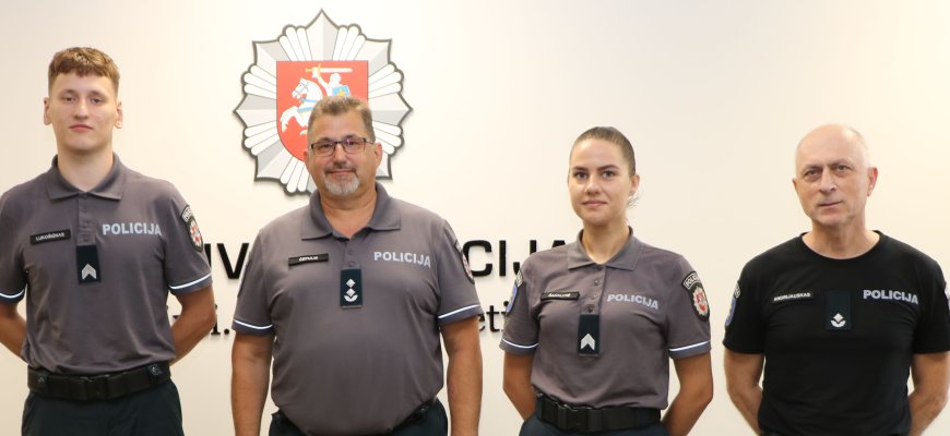 Į Rokiškio PK atvyko pastiprinimas: savaitės pradžioje darbą pradėjo pora naujų pareigūnų