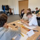 J. Tūbelio progimnazijoje vėl pakibo makaronų tiltai: šiais metais pasiekta 5 kg apkrova (foto)