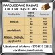 Malkos 3 m. ilgio rąsteliais
