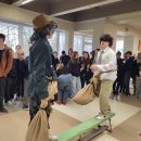 „Žiema, žiema, bėk iš kiemo“: šurmulingos žiemos palydos J. Tumo-Vaižganto progimnazijoje (foto)