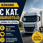 Ieškomas C kategorijos vairuotojas
