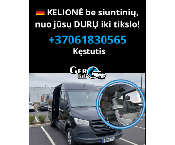 Keleivių vežimas LIETUVA–VOKIETIJA–LIETUVA (nuo durų iki durų)