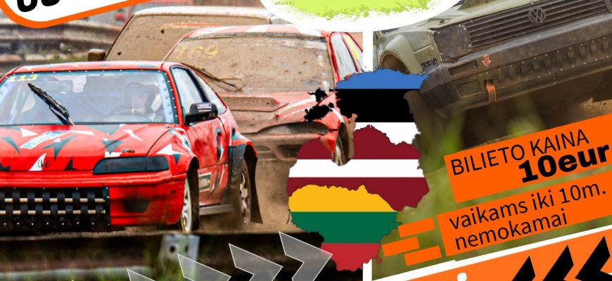 Kviečiame į azartišką automobilių kroso renginį Kupiškyje!