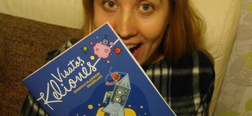 Smalsutė Ieva ir Pleputė Lina išleido naują leidinį - „Visatos kelionės: burbulo planetos beieškant”