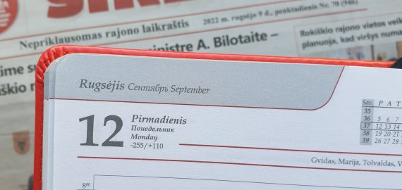 Rugsėjo 12-oji Lietuvoje ir pasaulyje