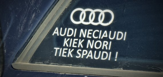 Neblaivus vairavo „Audi“