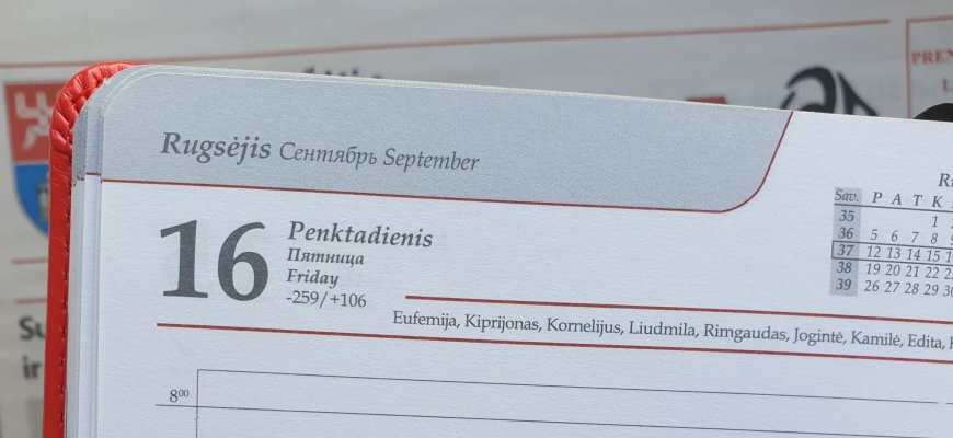 Rugsėjo 16-oji Lietuvoje ir pasaulyje