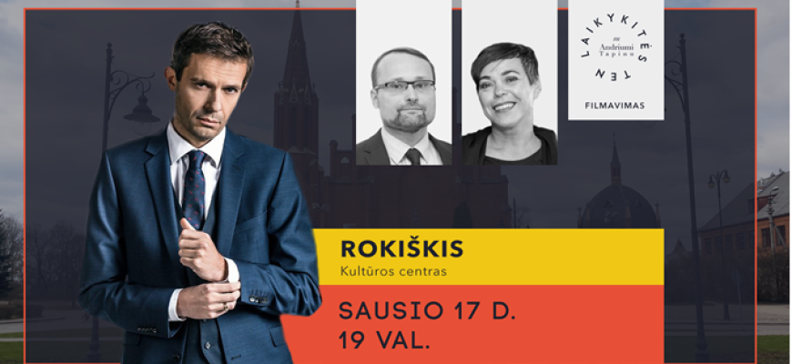 „Laikykitės ten“ su Andriumi Tapinu - fenomenalaus populiarumo neprarandantis intelektualios satyros šou