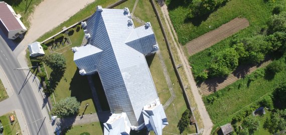 Neregėta Obelių Šv. Onos bažnyčia (video)