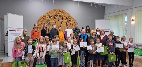 Šaunus Rokiškio R. Lymano muzikos mokyklos mokinių pasirodymas konkurse Latvijoje