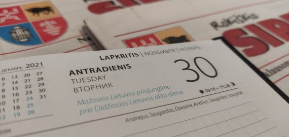 Lapkričio 30-oji Lietuvoje ir pasaulyje