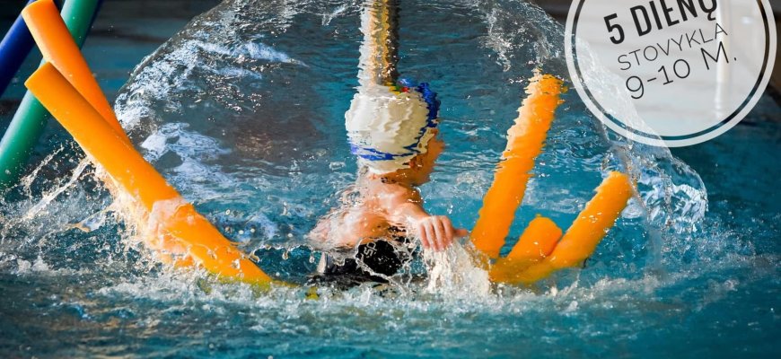 Rokiškio baseinas organizuoja dieninę vaikų vasaros stovyklą 2019