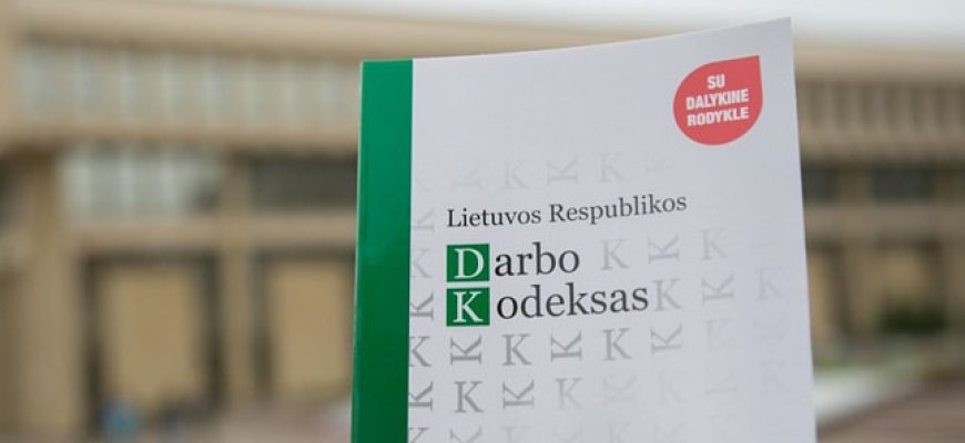 J. Čyžiūtė. Seimo diskusijose – vėl Darbo kodeksas
