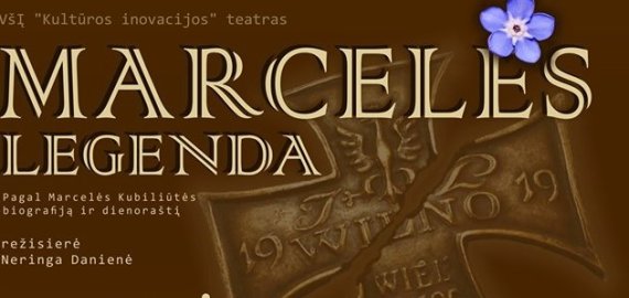 Spalio 30 d. spektaklis „MARCELĖS LEGENDA“