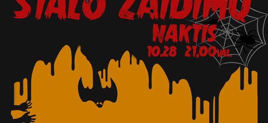 Paskutinį spalio šeštadienį laukia siaubinga naktis