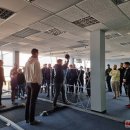 Sekmadienis ore – „Mokslo klube“ įvyko pirmosios dronų „mažylių“ varžybos (foto)