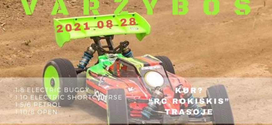 Rugpjūčio 28 d. varžybos Offroad „RC Rokiškis“ trasoje