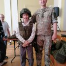 Įsimintinas vakaras mokykloje: pažintis su kinologais, policininko bei kario profesijomis (foto)