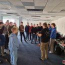 Sekmadienis ore – „Mokslo klube“ įvyko pirmosios dronų „mažylių“ varžybos (foto)