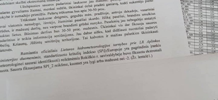 Rajono savivaldybė neigia spekuliacijas dėl ūkininkų prašymo