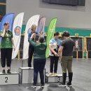 A. Aleliūnas įrodė: taikliai akiai nesvarbu, kas rankose – šautuvas ar lankas (foto)