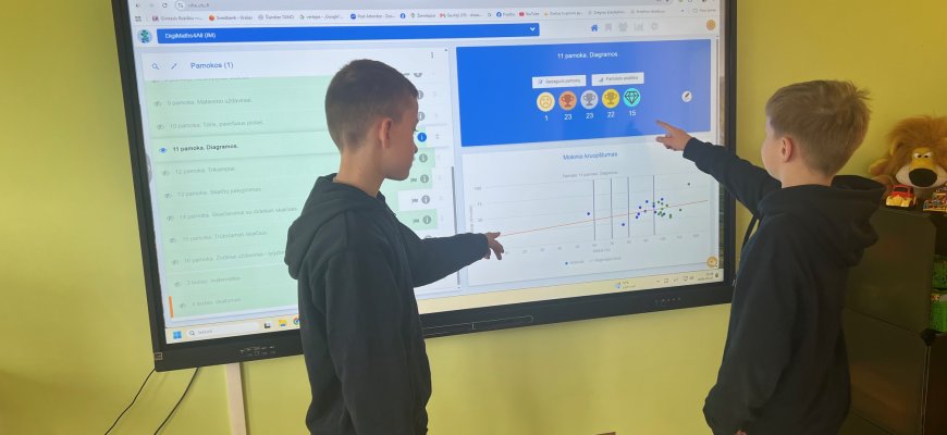 Rokiškio J. Tūbelio progimnazija dėmesį skiria informatiniam vaikų mąstymui ugdyti