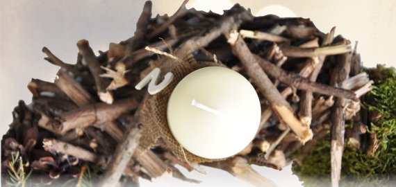 Gruodžio 1d. Advento vainiko pynimo užsiėmimas