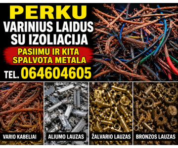 Perka laidus, kabelius