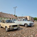 Senovinių automobilių diena užsibaigė rikiuote Rokiškio Nepriklausomybės aikštėje (foto)