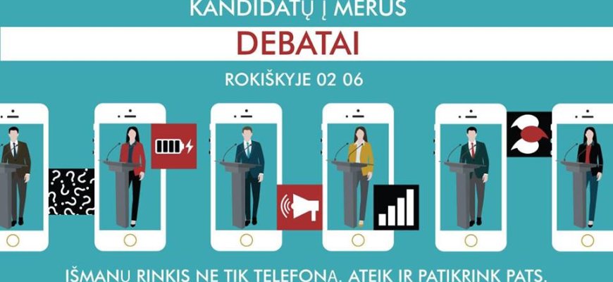 Kaip renkiesi savo kandidatą? Kandidatų į merus debatai jau rytoj!