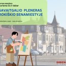 Savaitgalį miesto senamiestyje - dailės pleneras