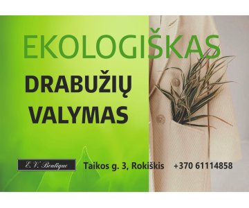Ekologiškas drabužių valymas