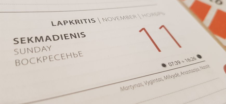 Lapkričio 11-oji Lietuvoje ir pasaulyje