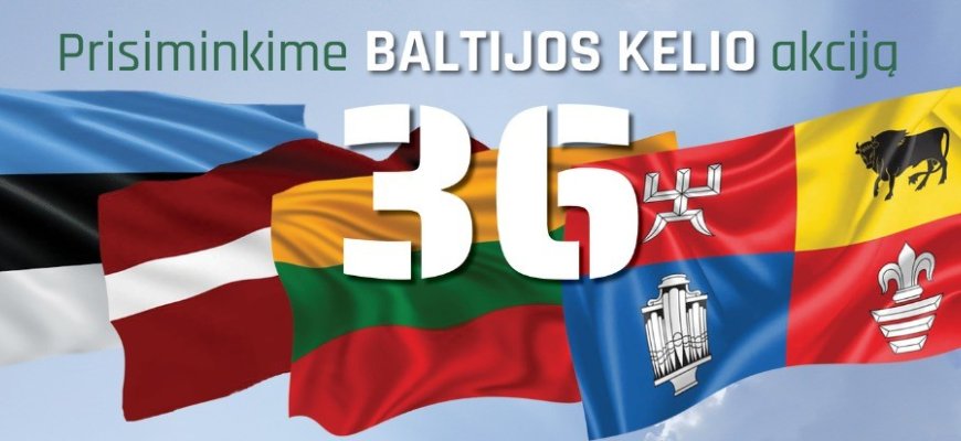 Kvietimas į Baltijos kelio 36-ųjų metinių minėjimą