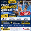 Rokiškyje renkami 7–12 metų vaikai į nemokamas vandensvydžio treniruotes