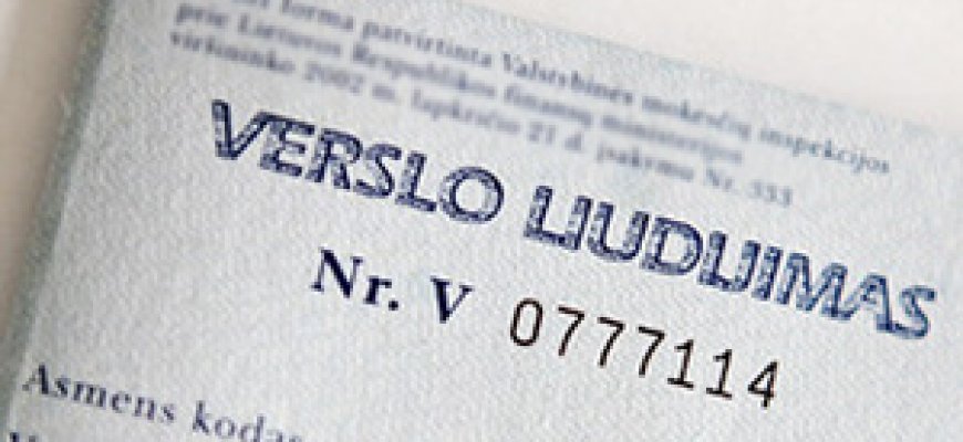 Apie kirpėjų problemą Salose, arba verslo liudijimų įkainių klausimas