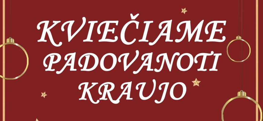 Gruodžio 5d. kviečiame padovanoti kraujo